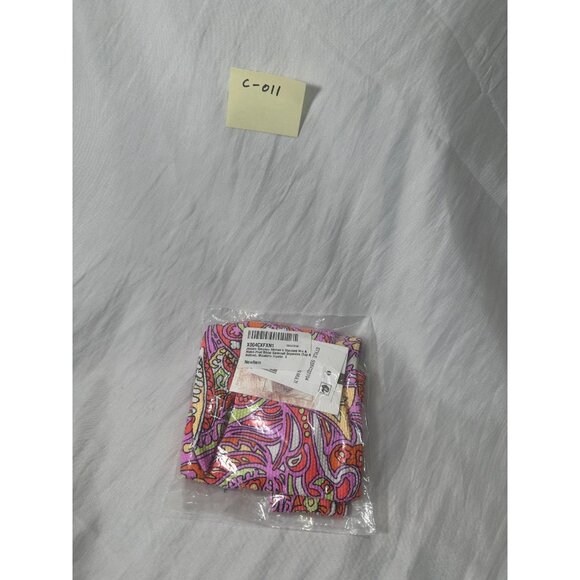 Jessica Simpson Women's Rendevous Halter Swimsuit Mix & Match Print Pink Size S - Picture 5 of 5